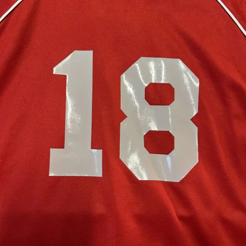 adidas Red And White Jersey Lennox Int. Blokecore L